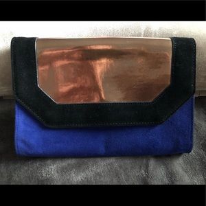 BCBG Color Block Clutch
